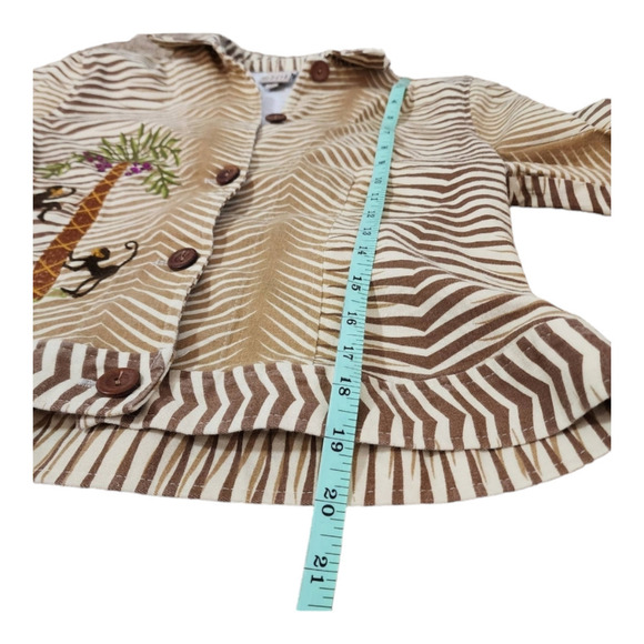 Rare vintage FL Malik monkey blazer size medium - Picture 8 of 9